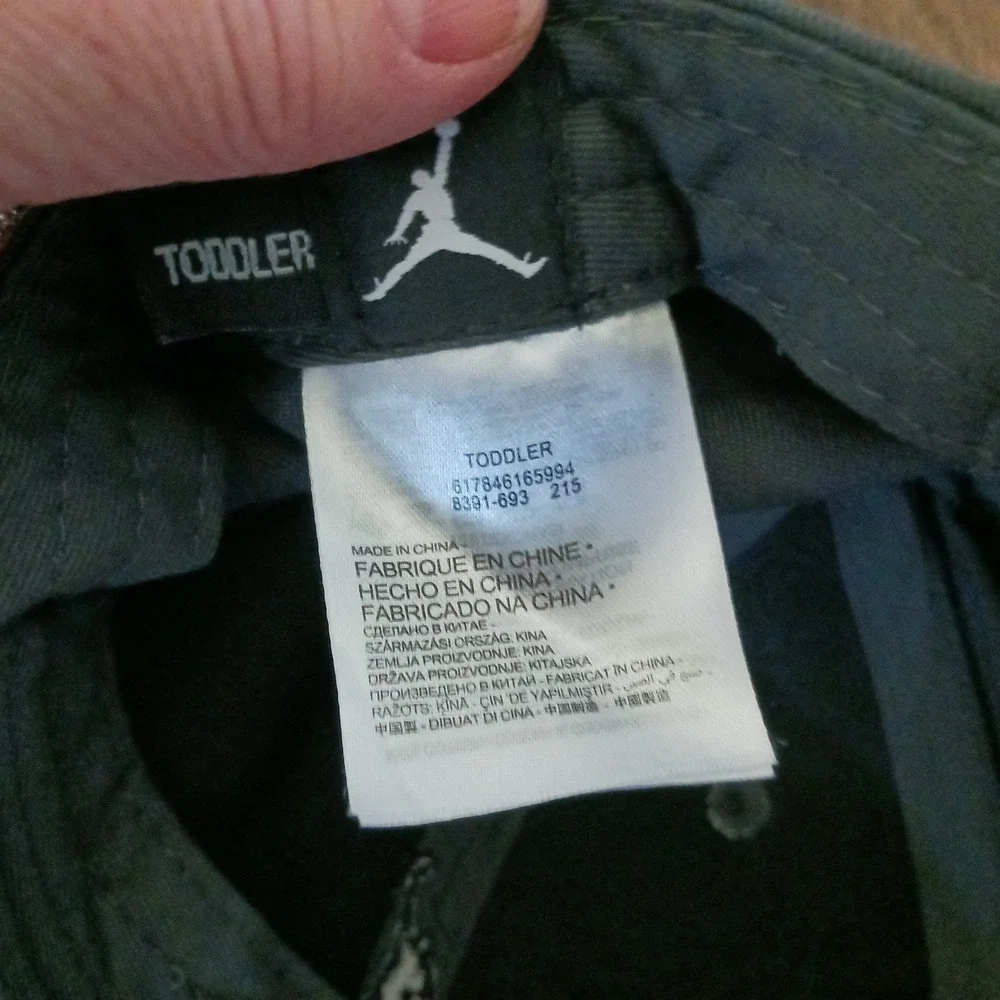 Jordan Jumpman Hat Bundle Infant Black‎ Snapback Toddler Charcoal Grey
